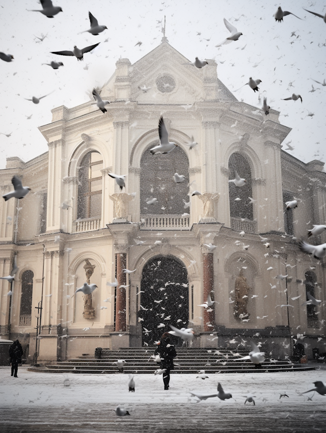 Wintry Splendor at the Historic Church