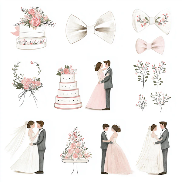 Romantic Wedding Art