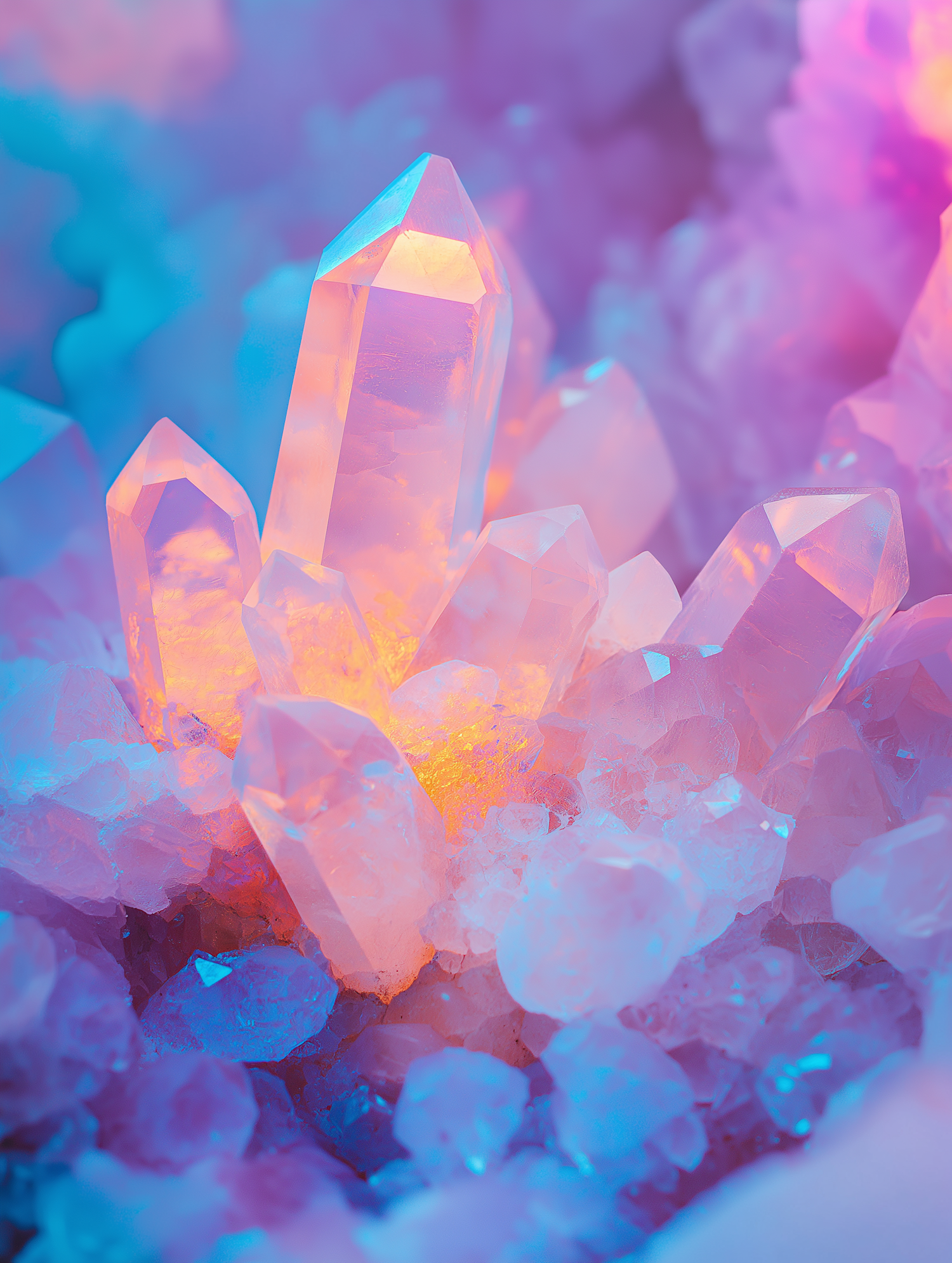 Ethereal Crystal Close-Up