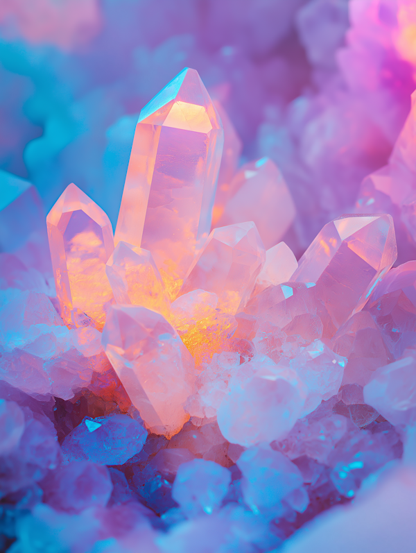 Ethereal Crystal Close-Up