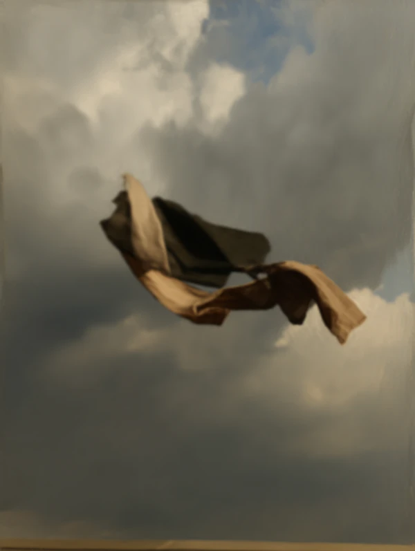 Floating Fabric Art
