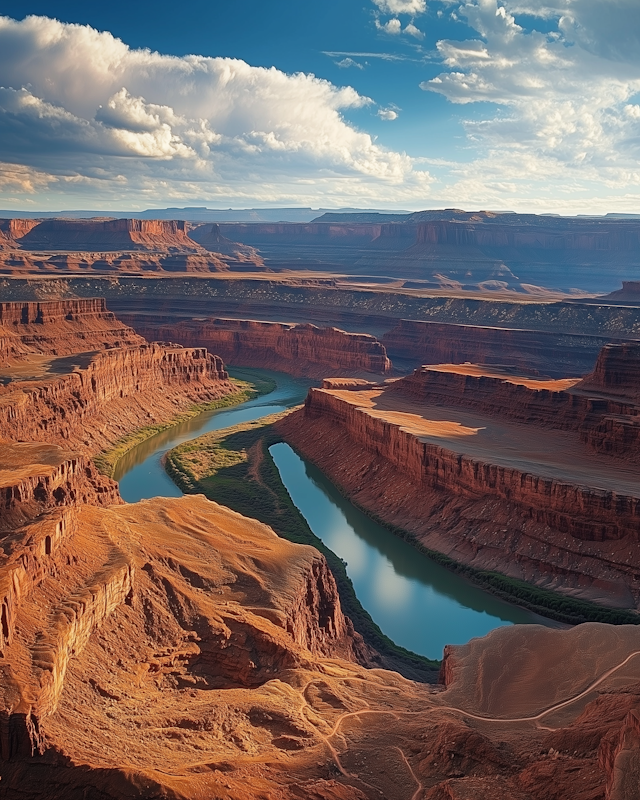 Canyon Landscape with River