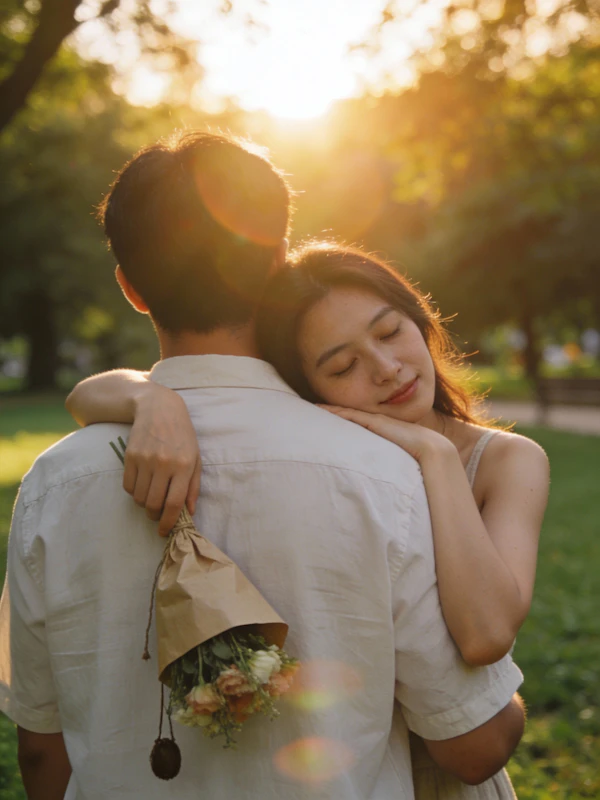 Tender Outdoor Moment