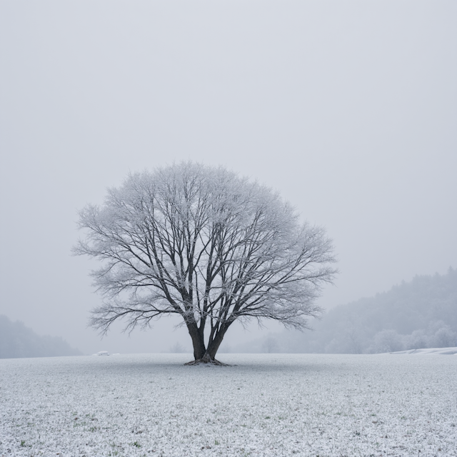 Solitary Tree in Winter