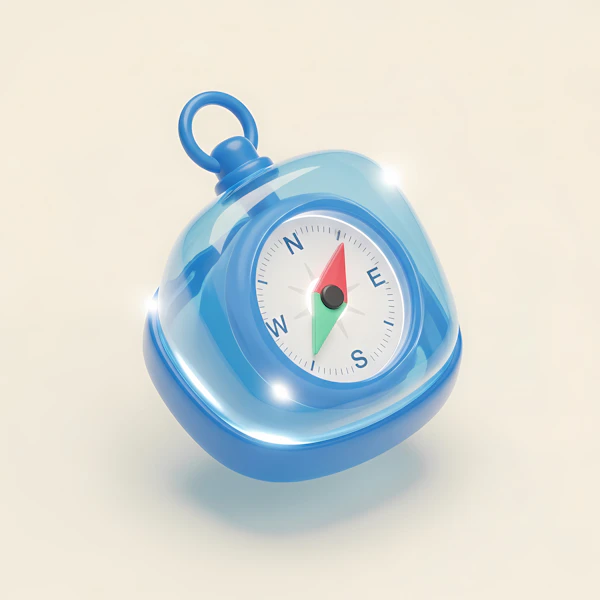 Stylized Compass Design