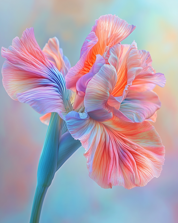 Close-up of a Pastel Flower