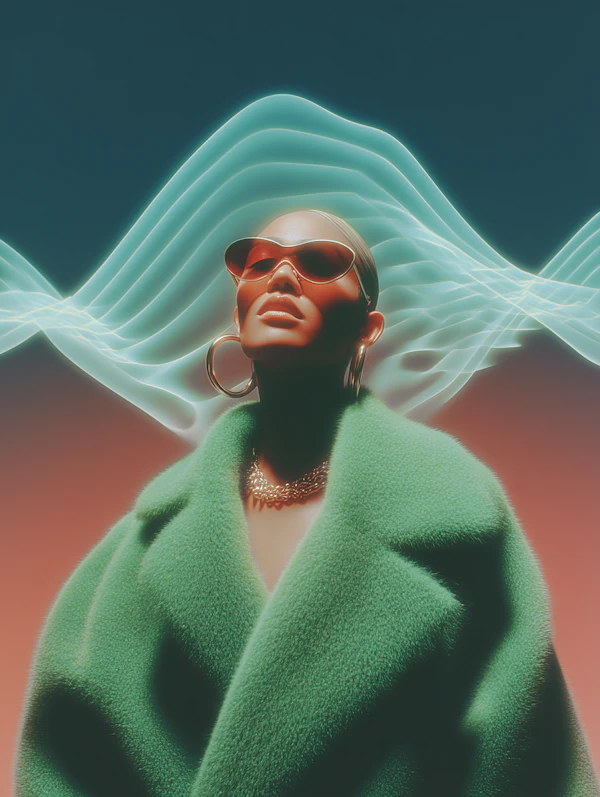 Futuristic Fashion Pose