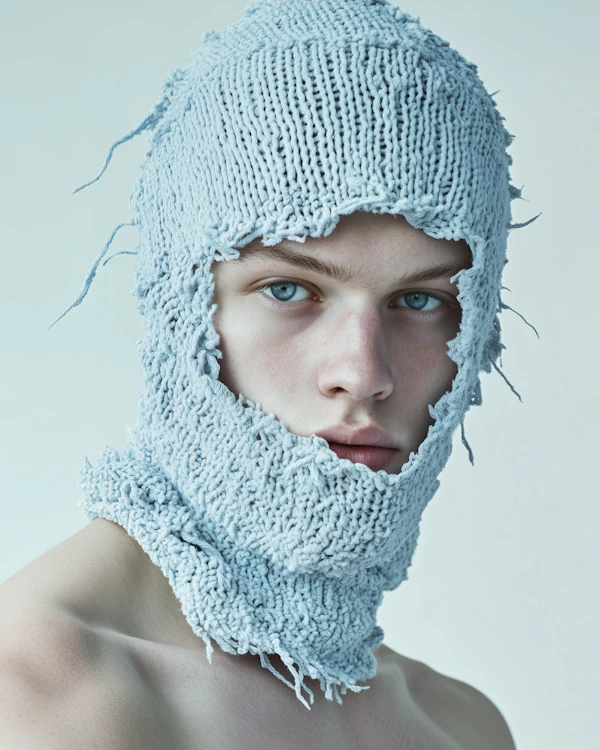 Blue Balaclava Portrait