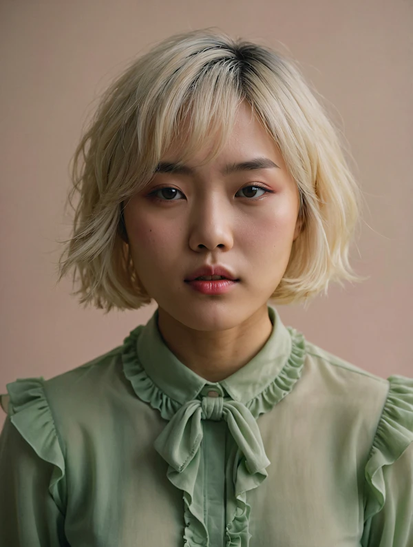 Elegant Blonde Portrait