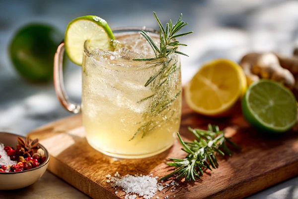Refreshing Beverage Scene