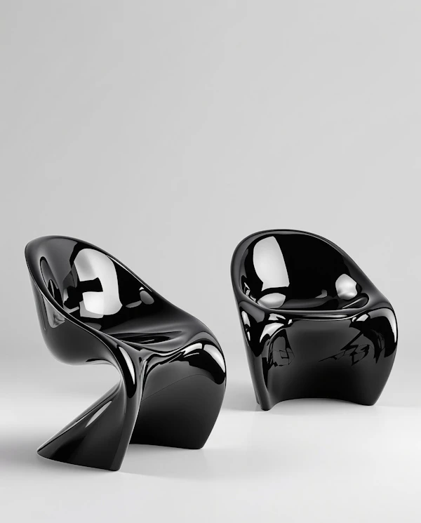 Futuristic Black Chairs