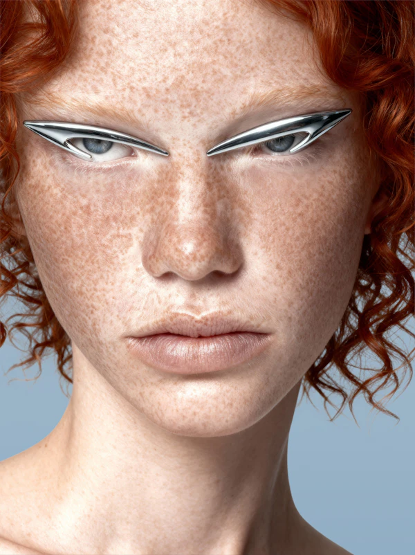 Futuristic Redhead Portrait