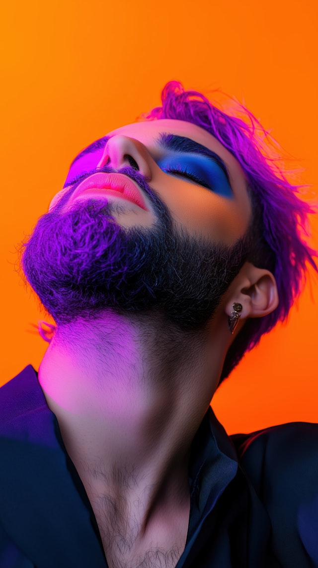 Vibrant Makeup Portrait