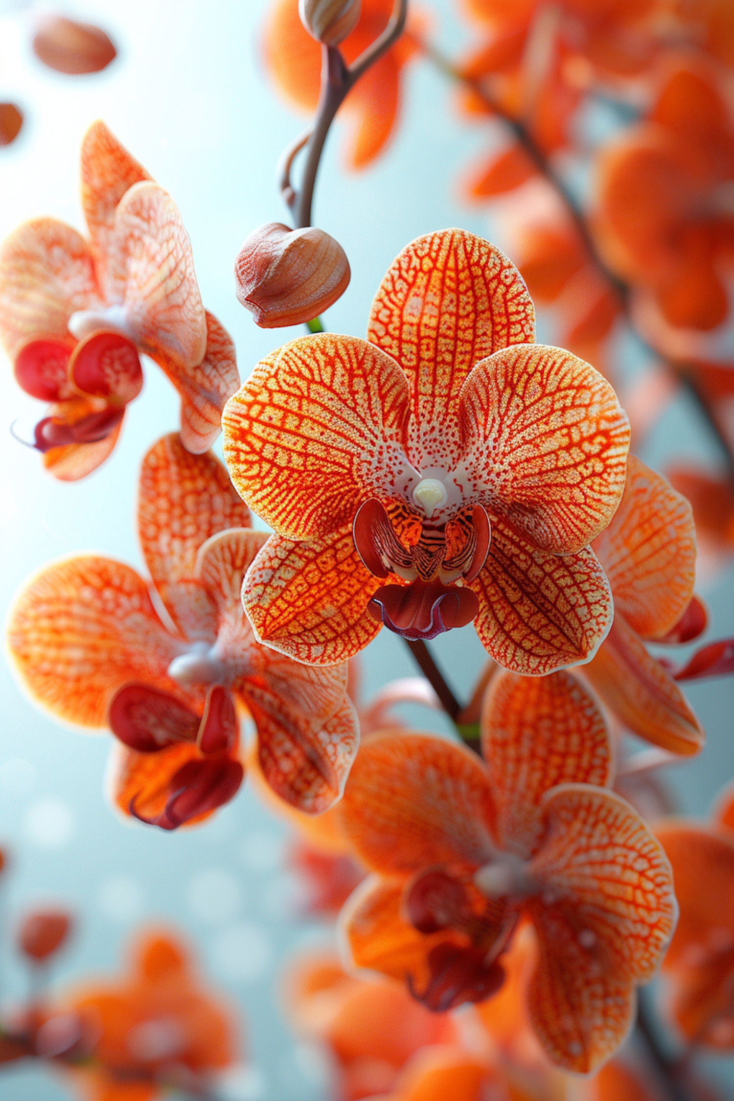 Vibrant Orchid Close-Up