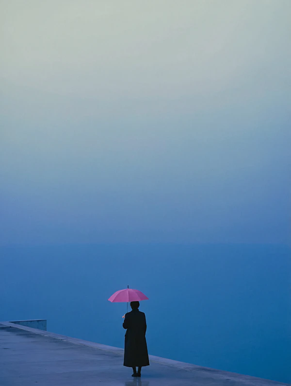 Solitary Figure Scene