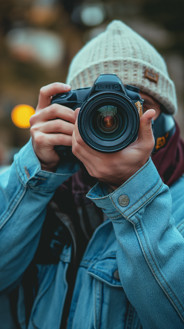 Focused Lens: Photographer in Action