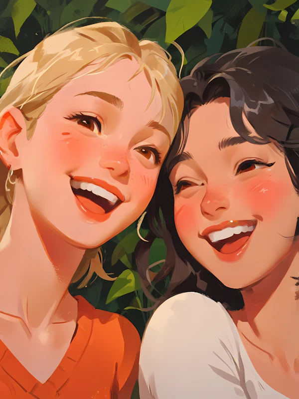 Joyful Artistic Portrait
