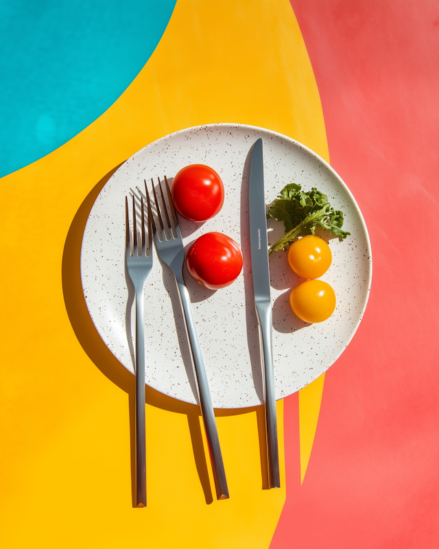 Vibrant Plate of Fresh Produce