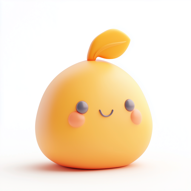 Cute Cartoon Fruit Character