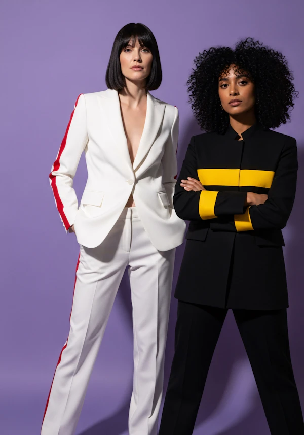 Stylish Duo Portrait