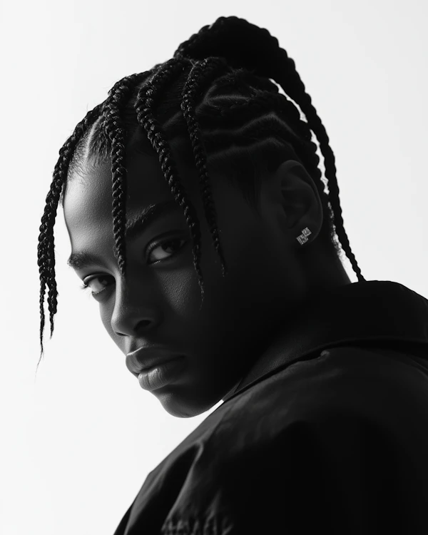 Black-and-White Portrait