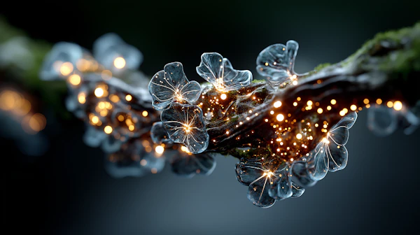 Ethereal Glowing Flowers