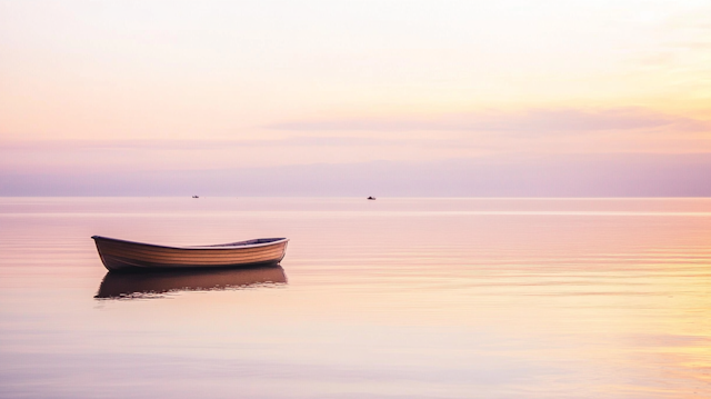 Serene Boat on Calm Waters