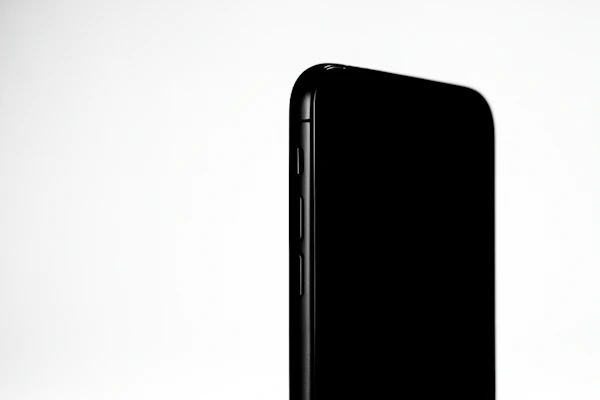 Sleek Black Smartphone