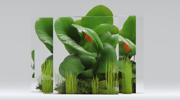 Symmetrical Greenery Display
