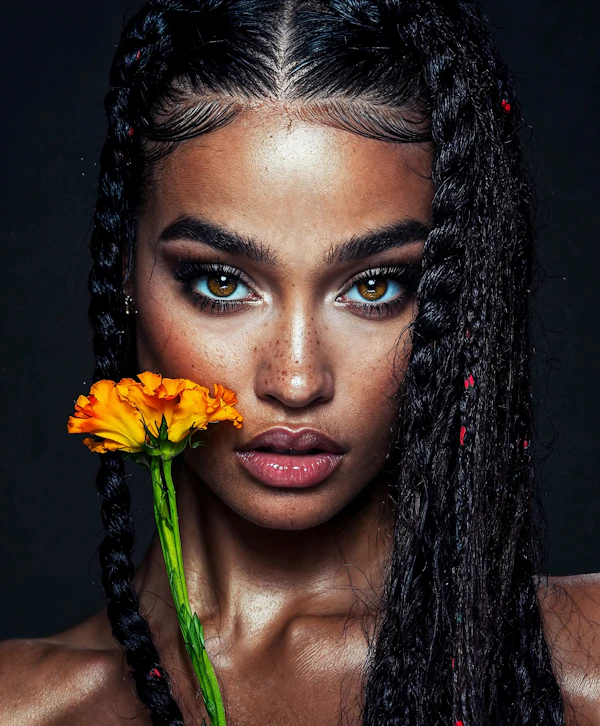 Portrait with Marigold