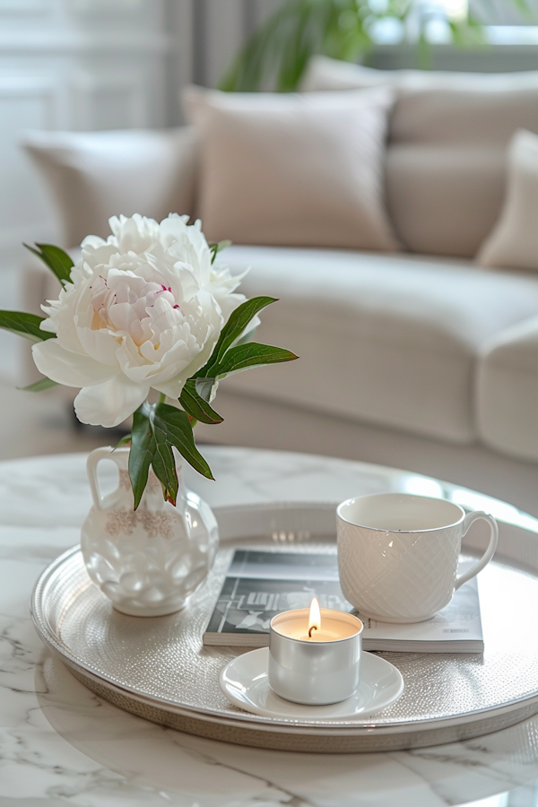 Serene Indoor Tabletop Arrangement