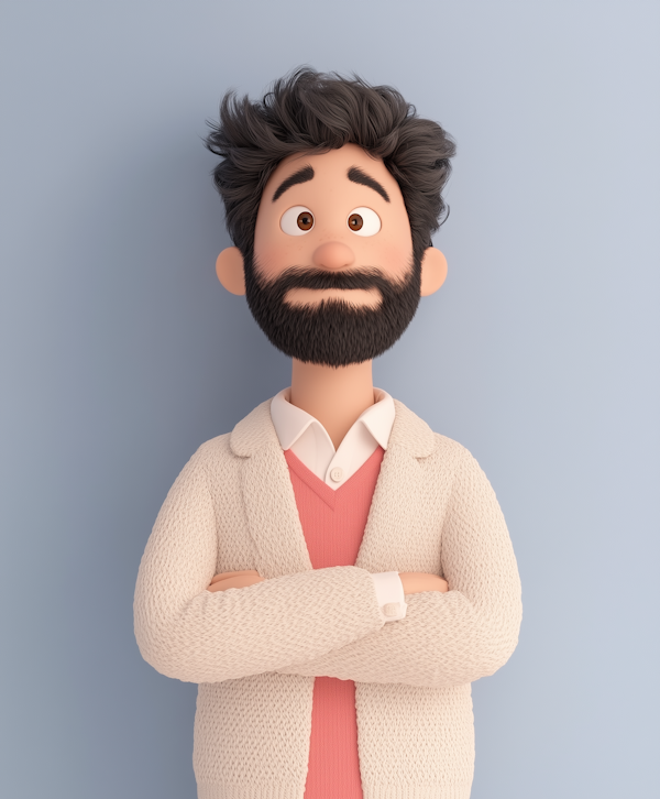 Friendly Stylized Male Figure