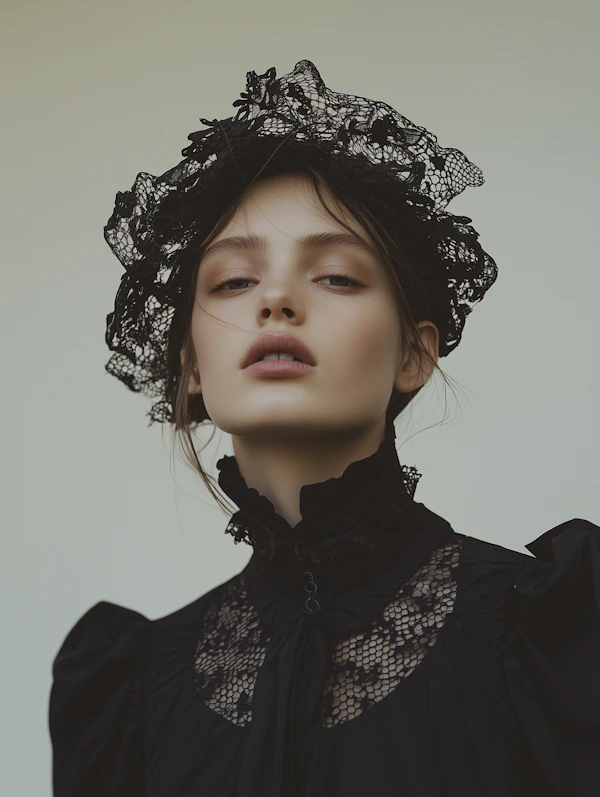 Gothic Lace Portrait