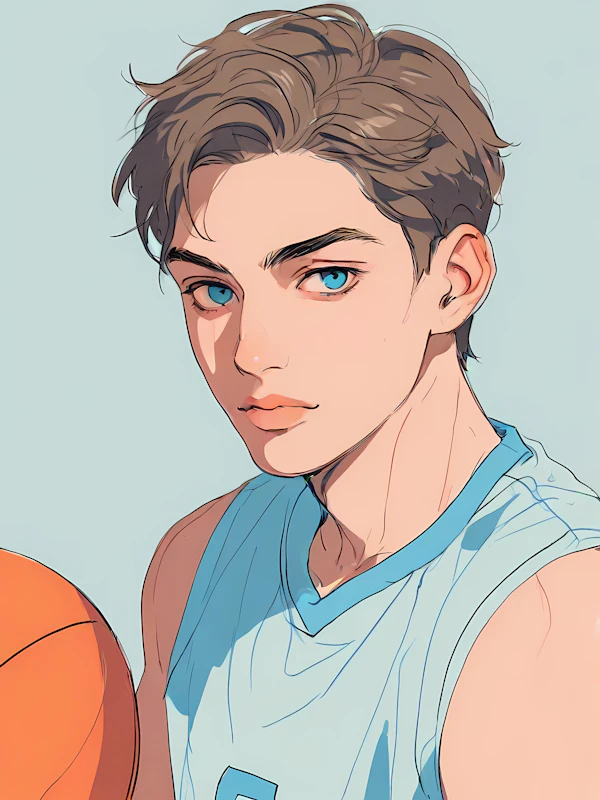 Basketball Player Art