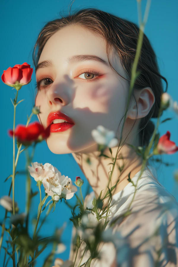 Floral Portrait Beauty