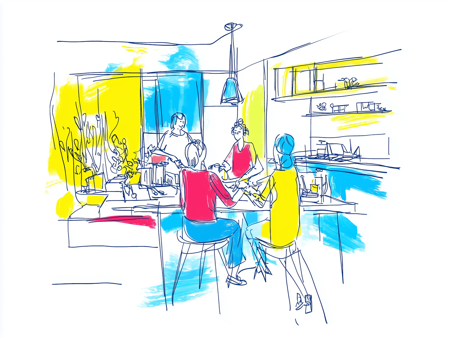 Modern Kitchen Scene