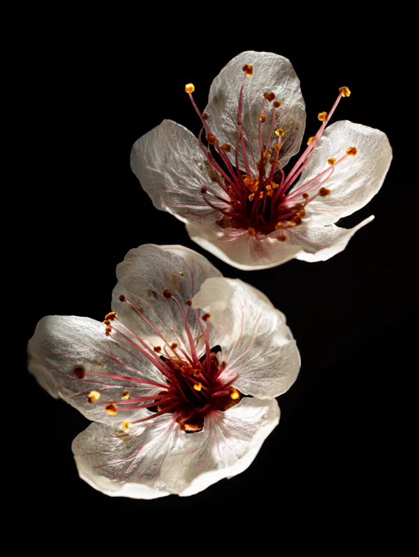 Ethereal White Flowers