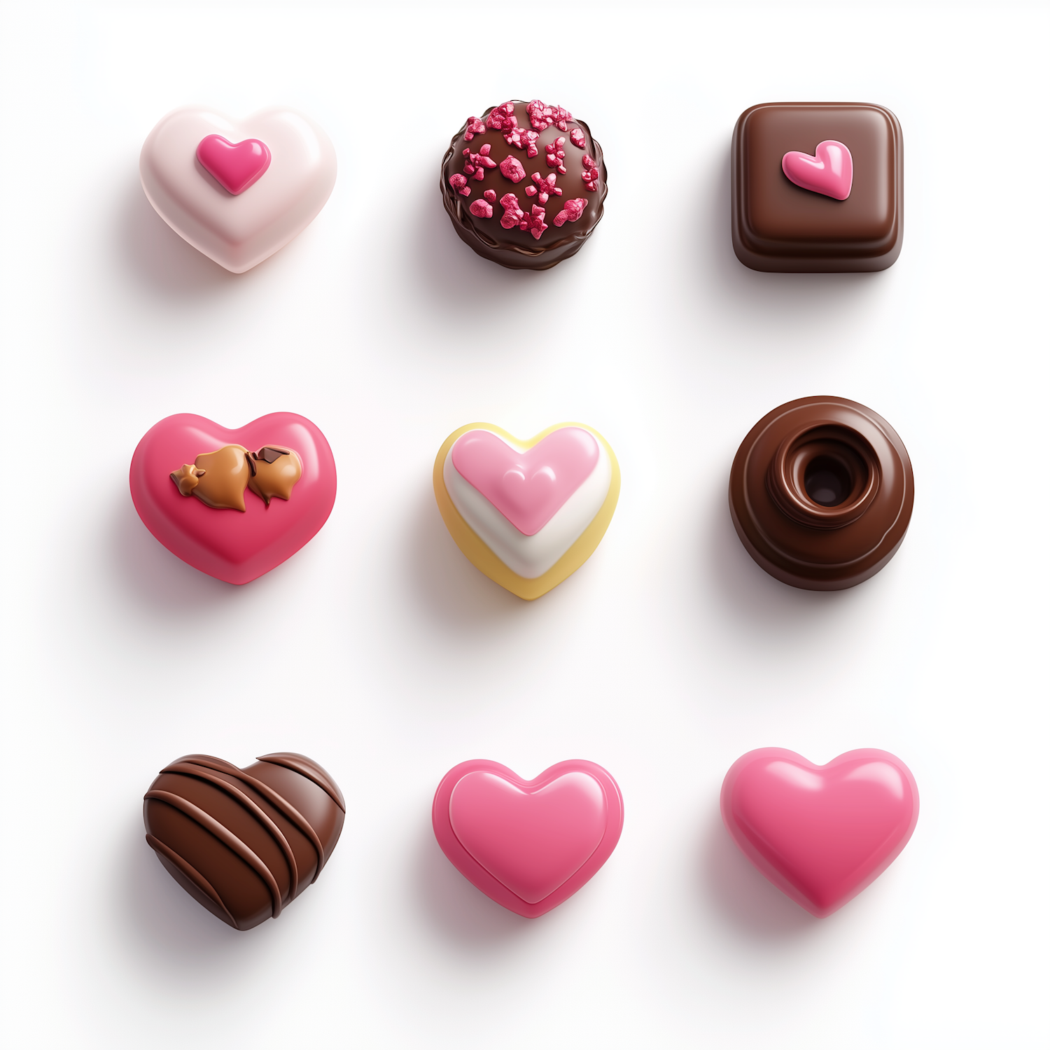 Heart-Shaped Chocolates