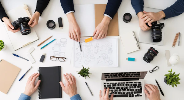 Creative Workspace Scene