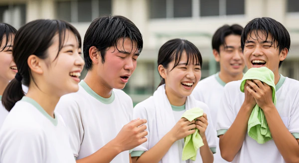 Students Enjoying Outdoors