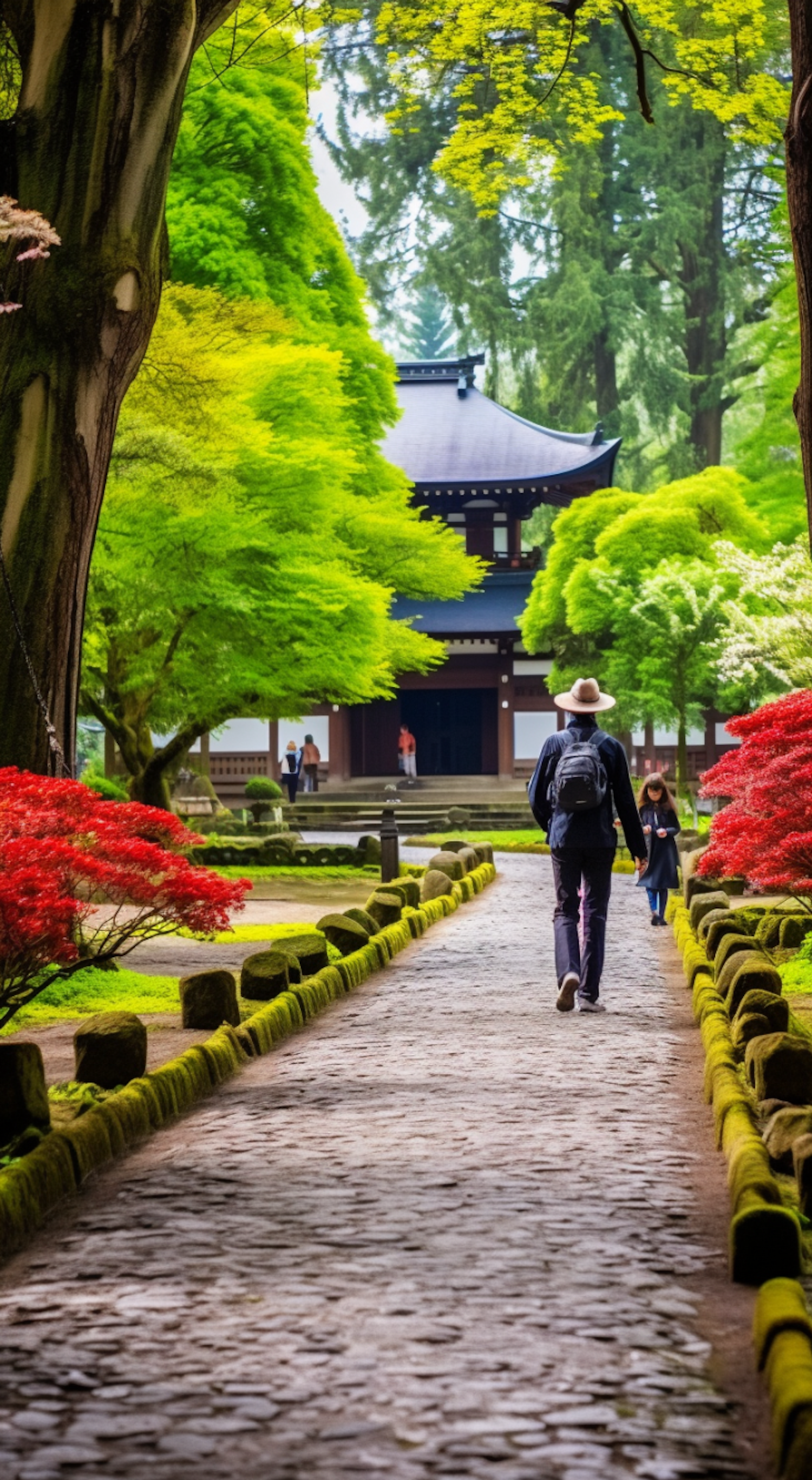 Serenity Path to the Asian Garden Temple