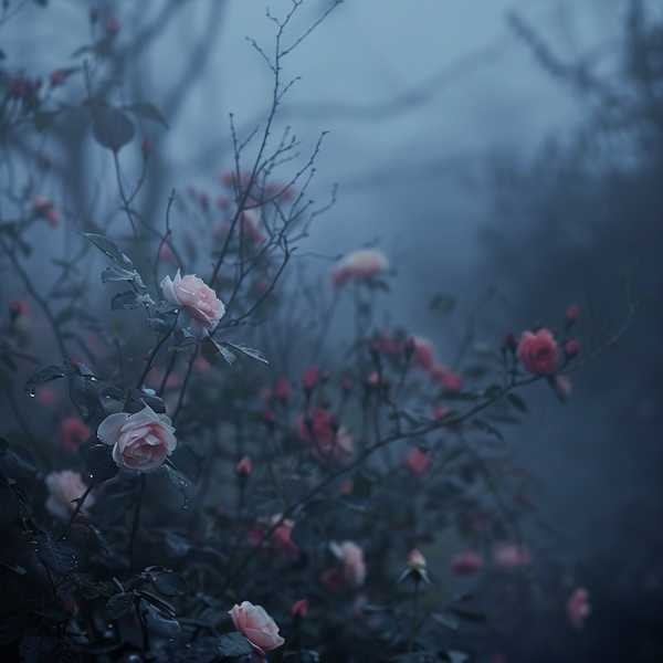 Mystical Morning Roses