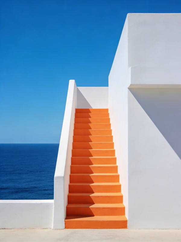 Modern Ocean Staircase