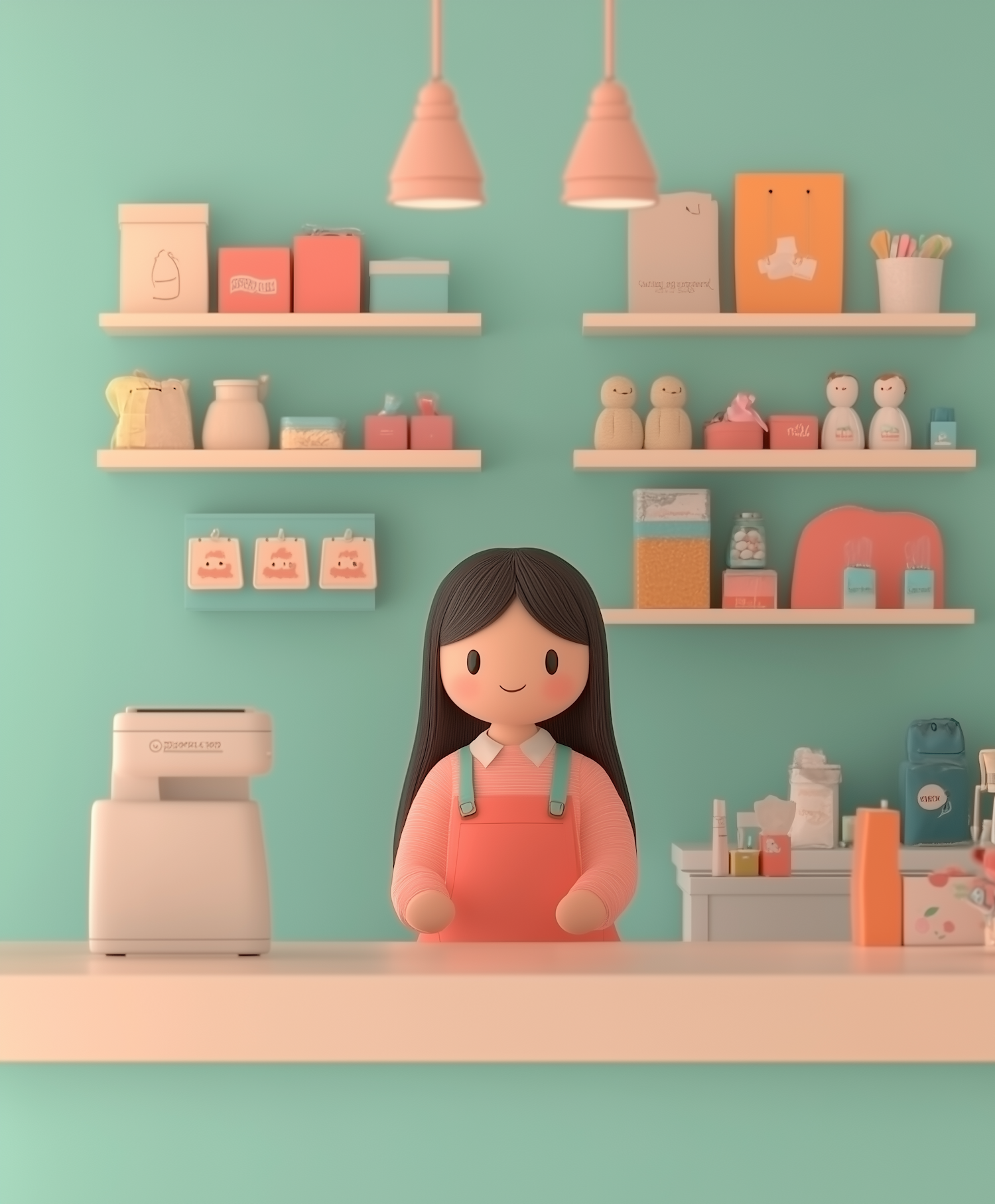 Animated Store Clerk