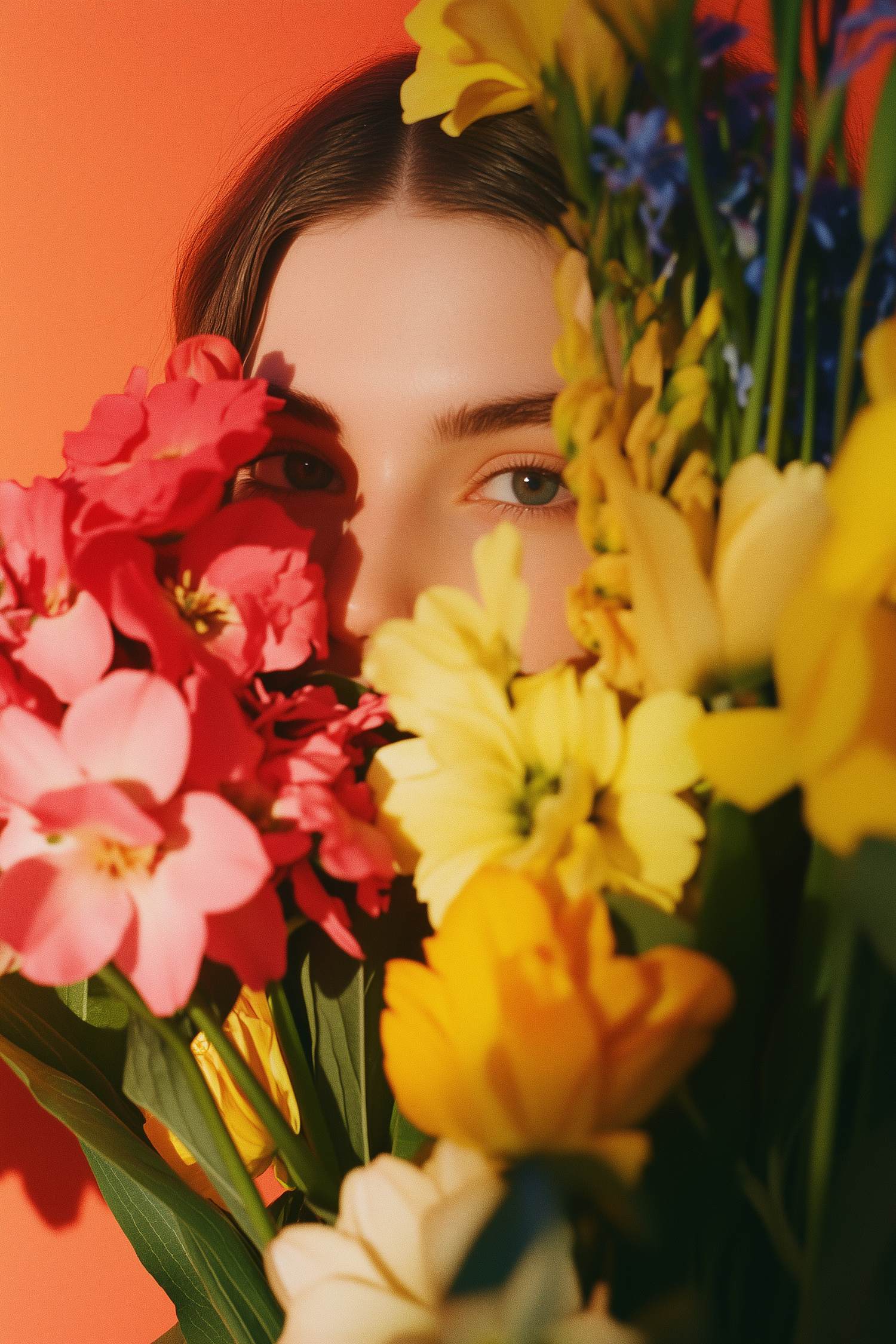Portrait with Flowers