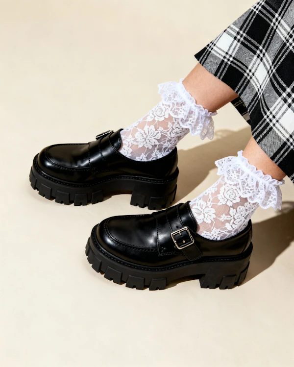 Edgy Feminine Footwear