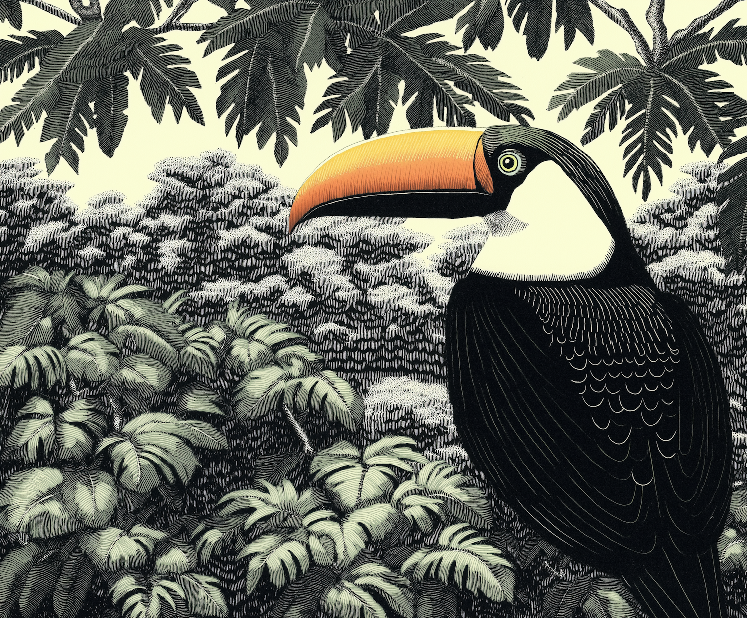 Vivid Toucan Illustration