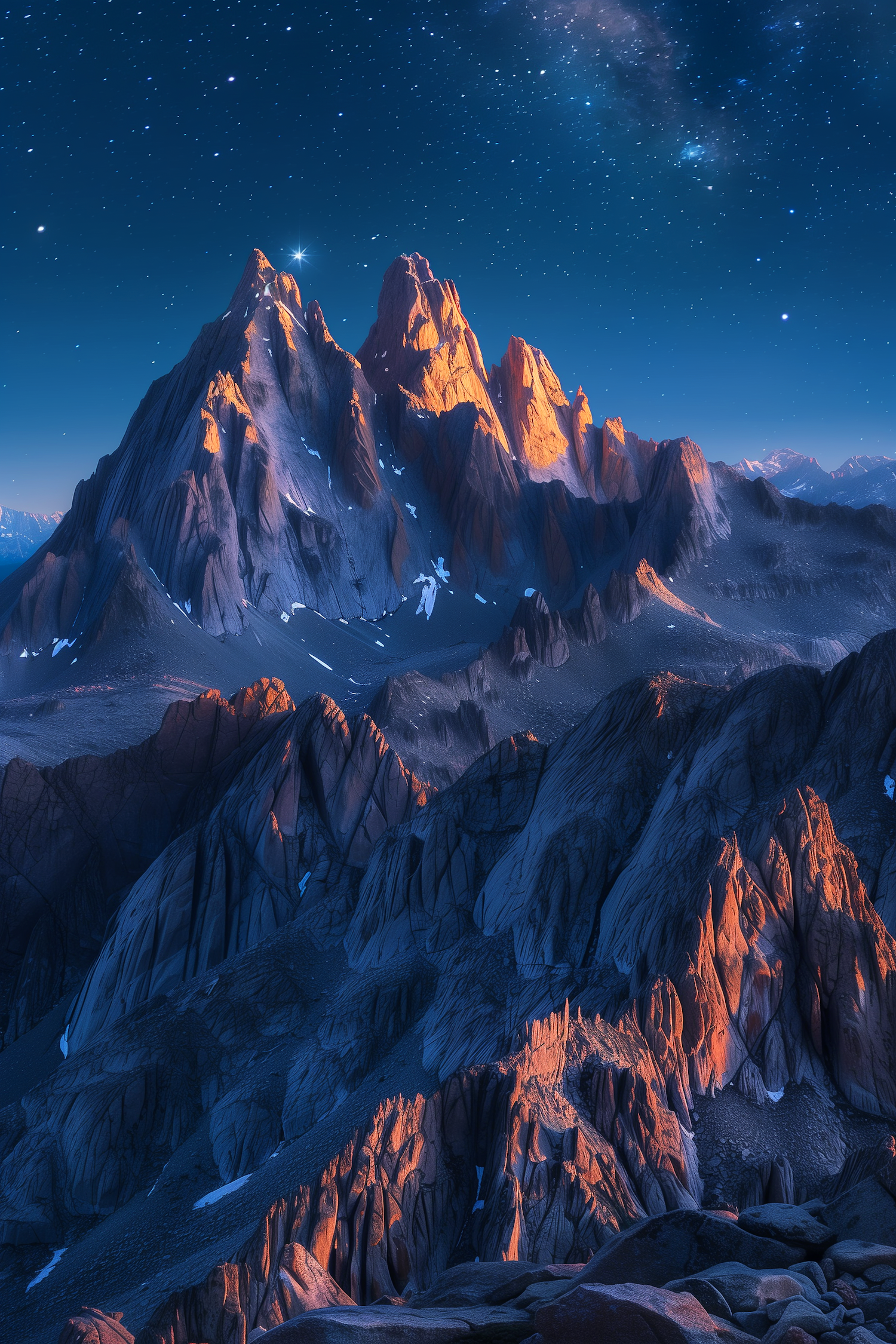 Twilight Mountain Grandeur