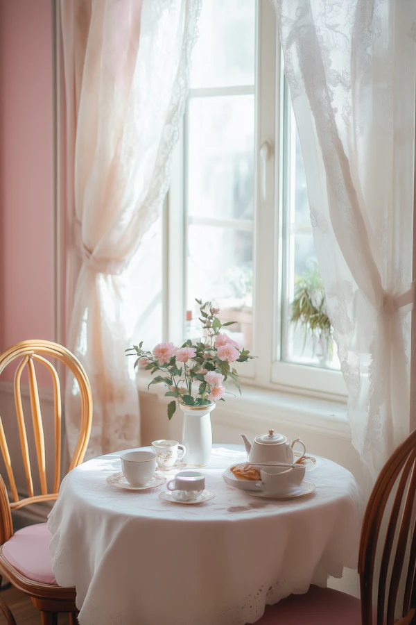 Cozy Afternoon Tea Scene