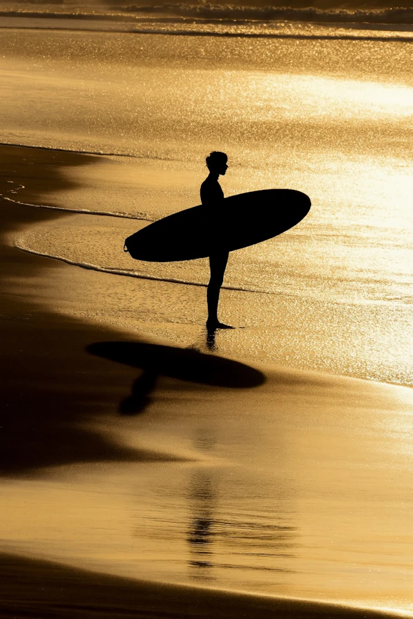Surfer at Sunset